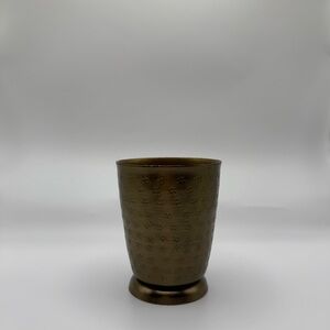 Bronze, Copper, Brass Looking Vase, Cup, Vintage Looking  textured
